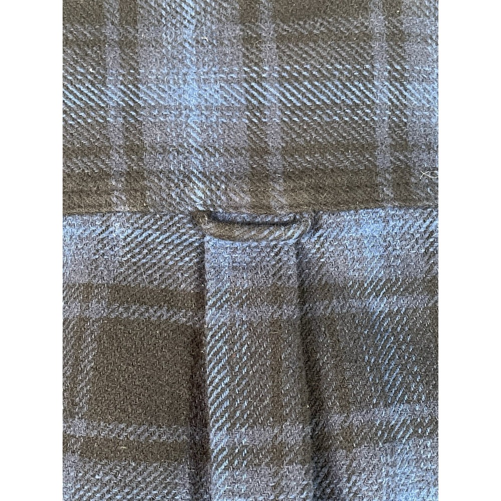 ORVIS Big Bear Flannel Shirt Jacket Shacket Mens XL Blue Plaid Heavy Weight‎ - Picture 11 of 15